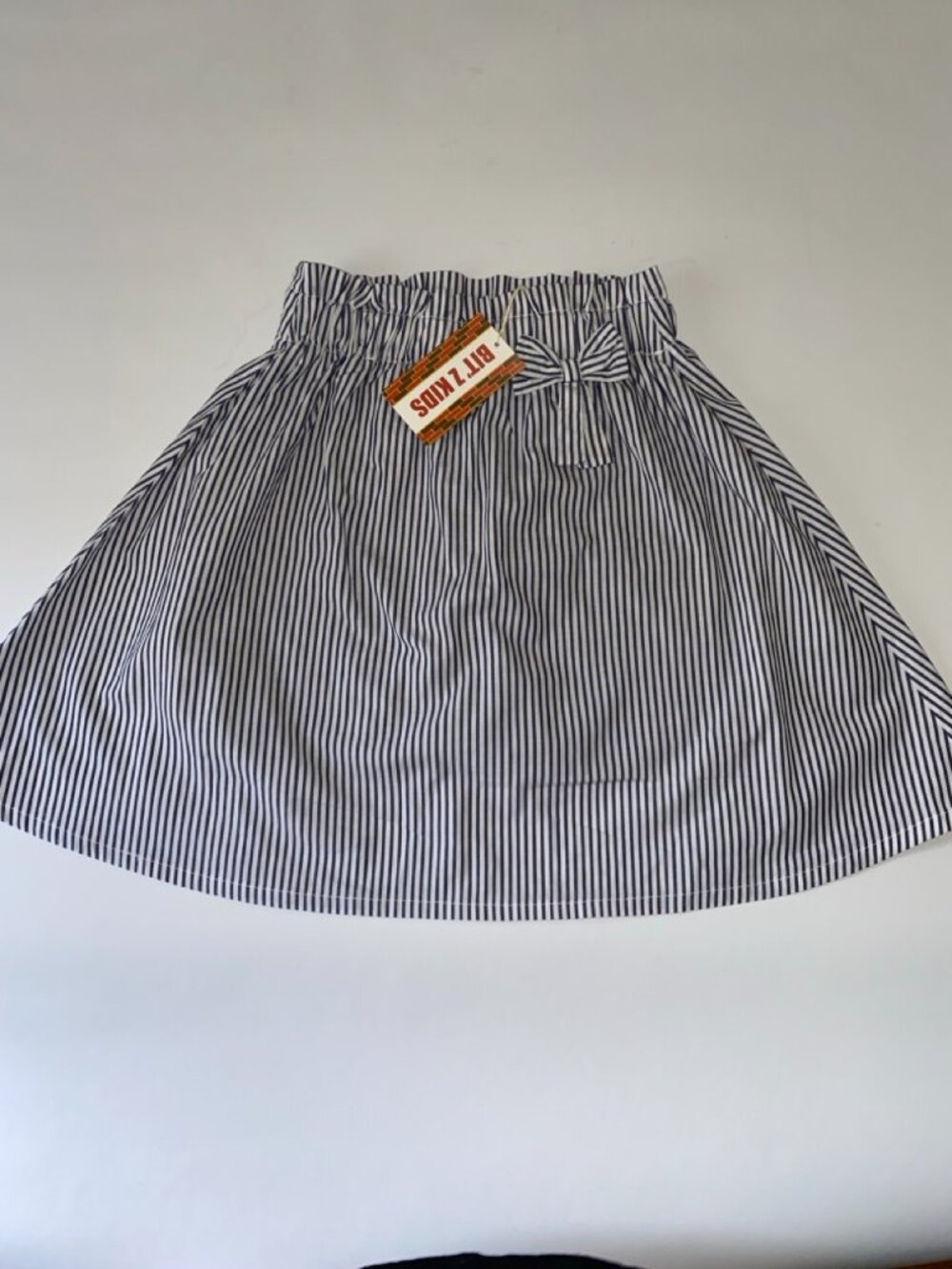 Bit'z Kids SKIRT WITH SHORTS NAVY STRIPED 7-8 Years